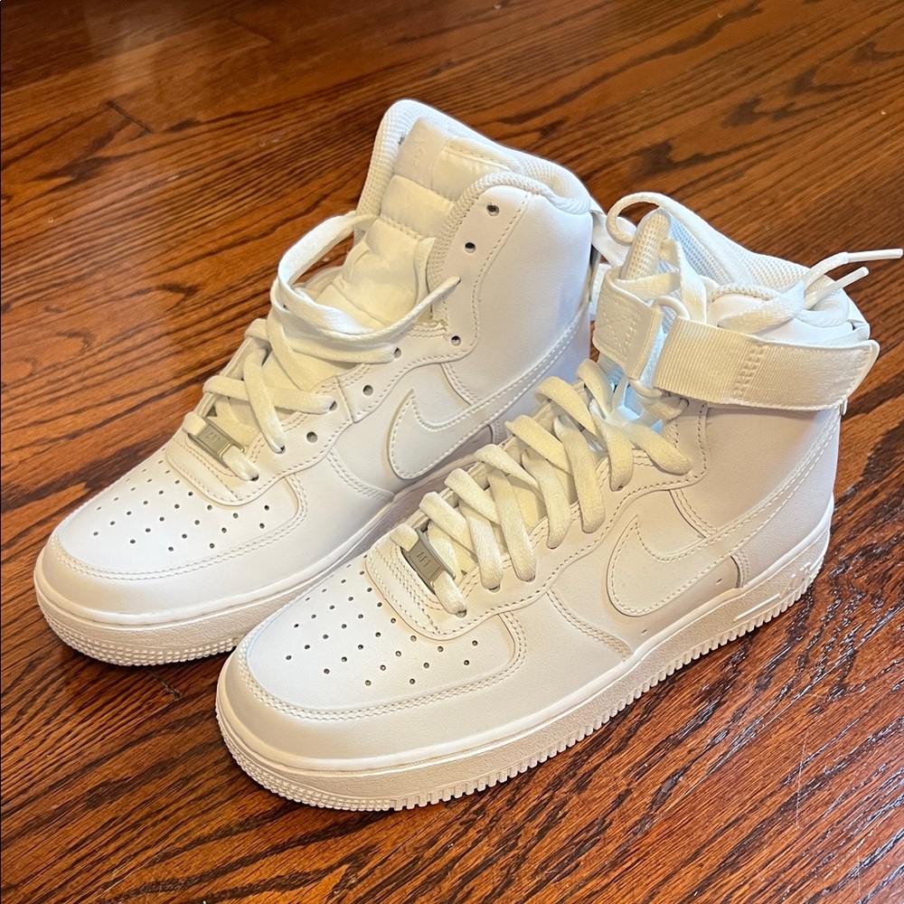 Nike White High-Top Sneakers